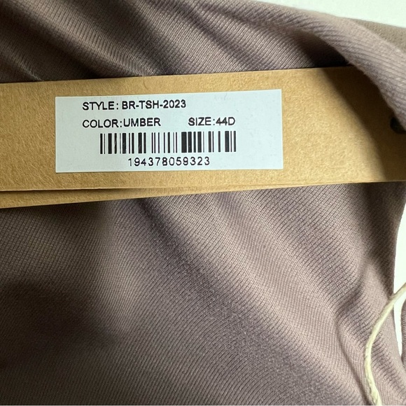 SKIMS FITS EVERYBODY T-SHIRT BRA NWT - UMBER - Picture 6 of 6